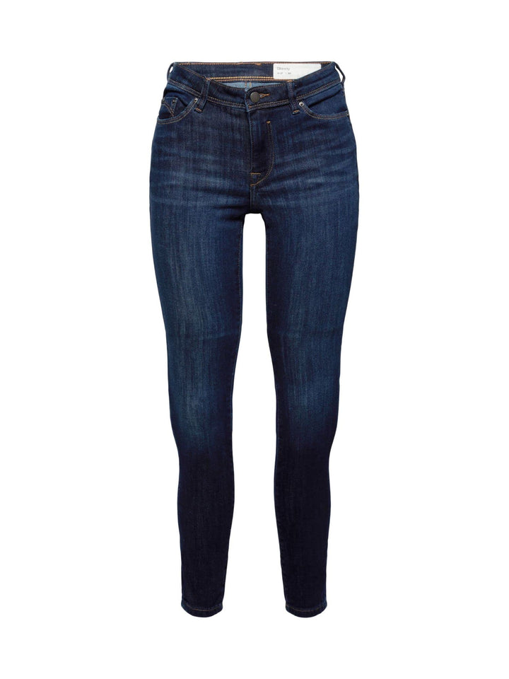 ESPRIT Damen Slim Low Jeans, 25W / 34L 901/Blue Dark Wash - New