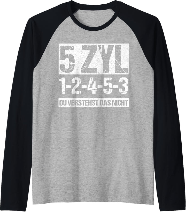 Herren Tuner 5 Zylinder Zündreihenfolge Zündfolge Turbo 1 2 4 5 3 Raglan