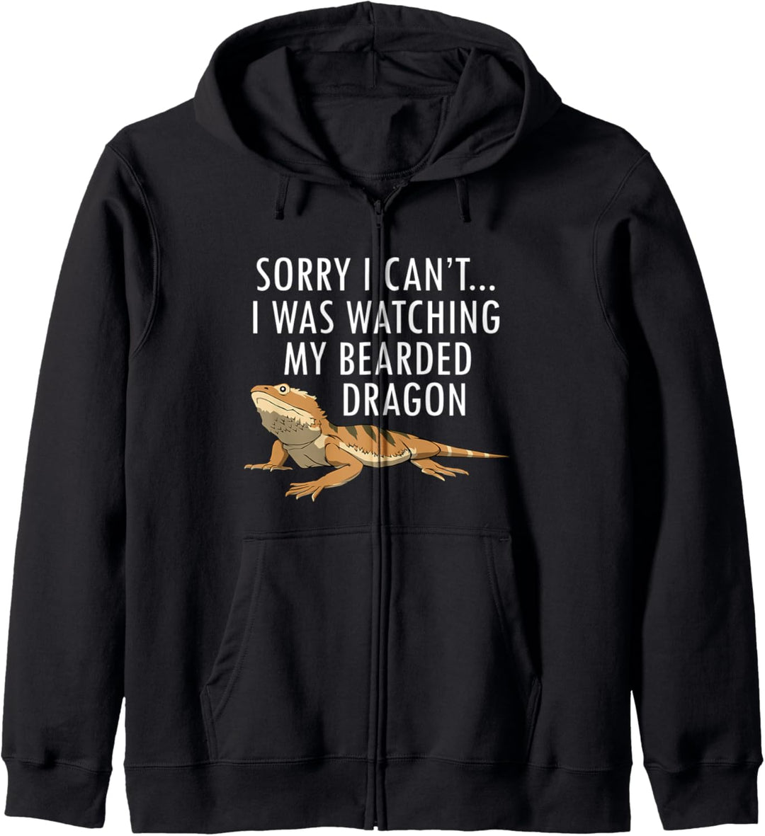 Mein Bartagam Echse Niedliches Reptil Kapuzenjacke