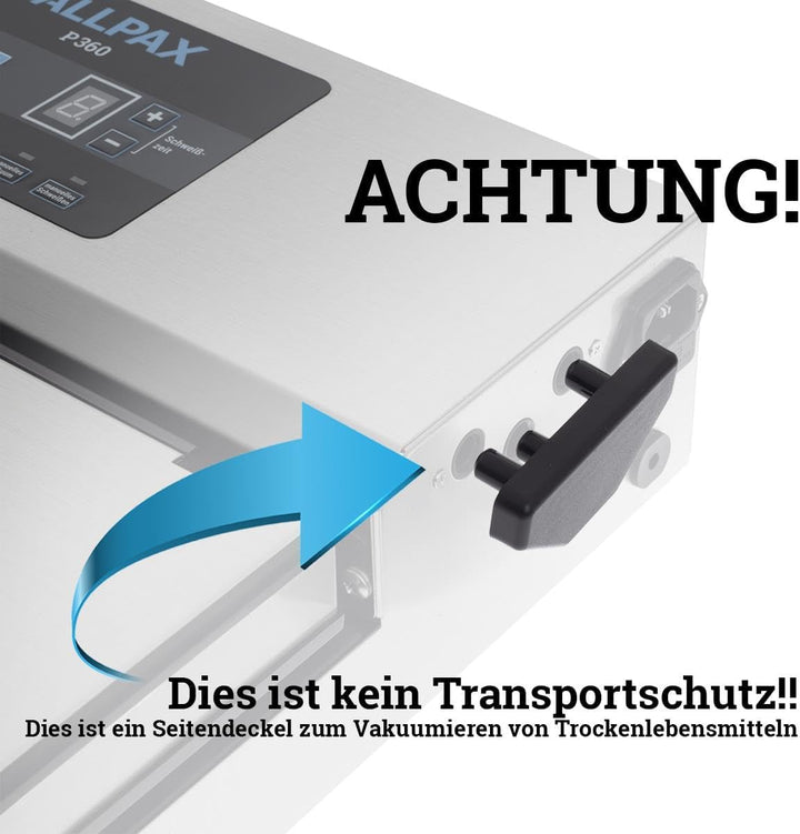 Allpax Vakuumiergerät P 360, Folienschweisser für Lebensmittel &amp; druckempfindliche Produkte, vakuumd