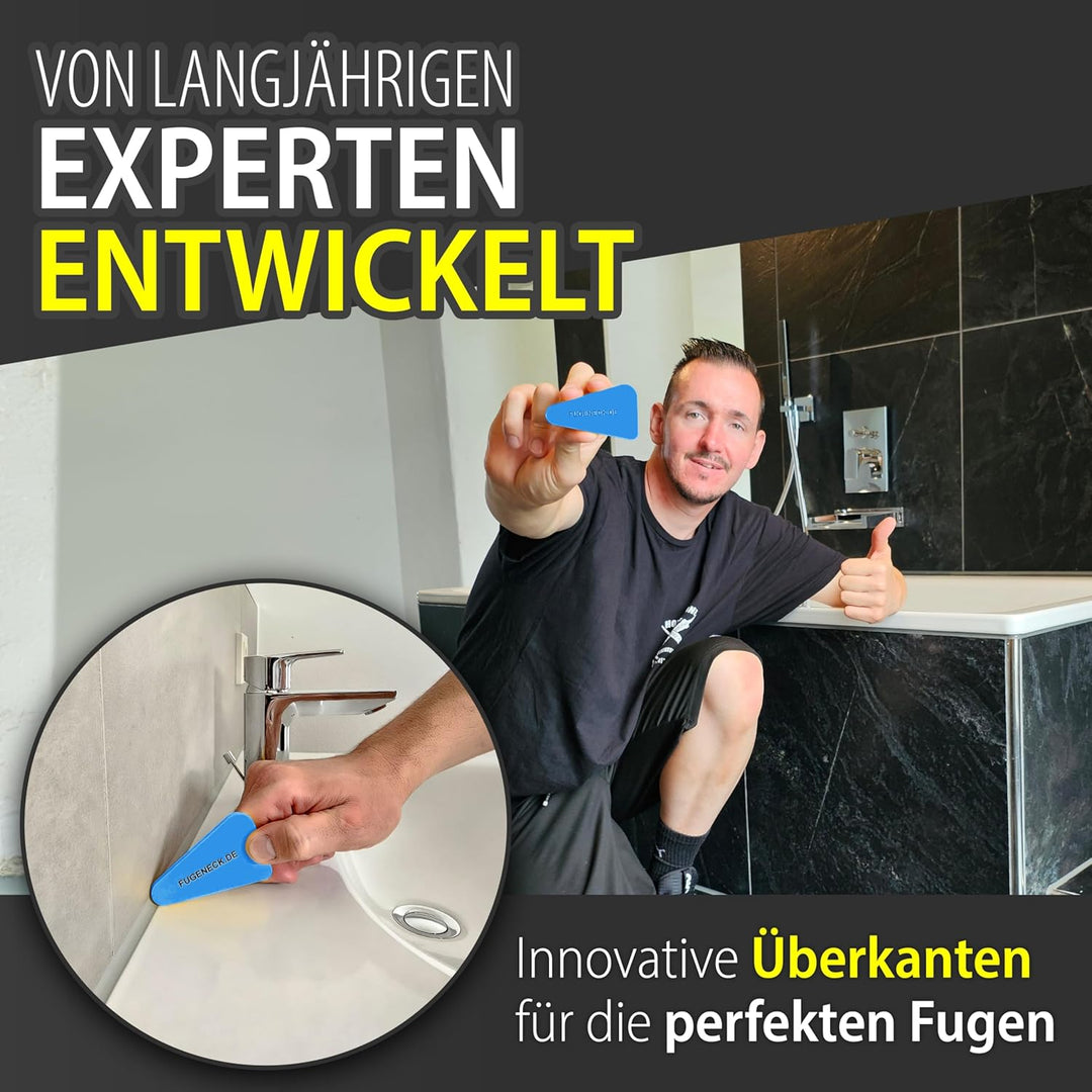 Profi Fugenabzieher - einzigartiges Design mit speziellen Überkanten - 3 Verschiedene Fugengrössen -