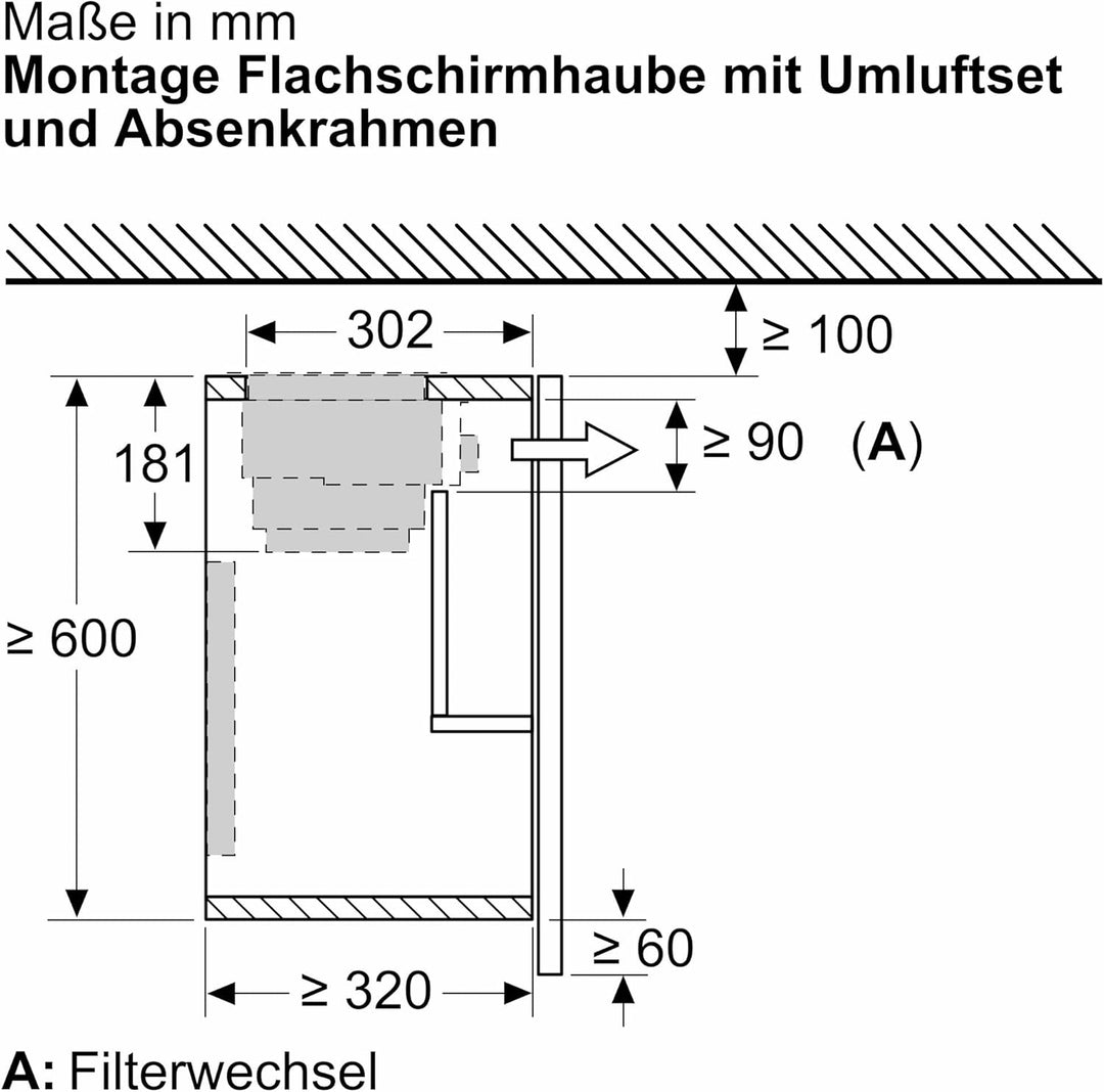 Neff Z54TL60X0 Dunstabzugshaubenzubehör/Einbaugerät