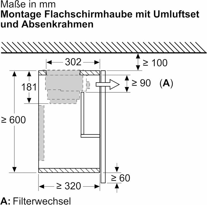 Neff Z54TL60X0 Dunstabzugshaubenzubehör/Einbaugerät