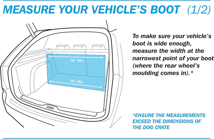 Streetwize Accessories Faltbare schräge Hundebox - Medium - 76x56x54cm