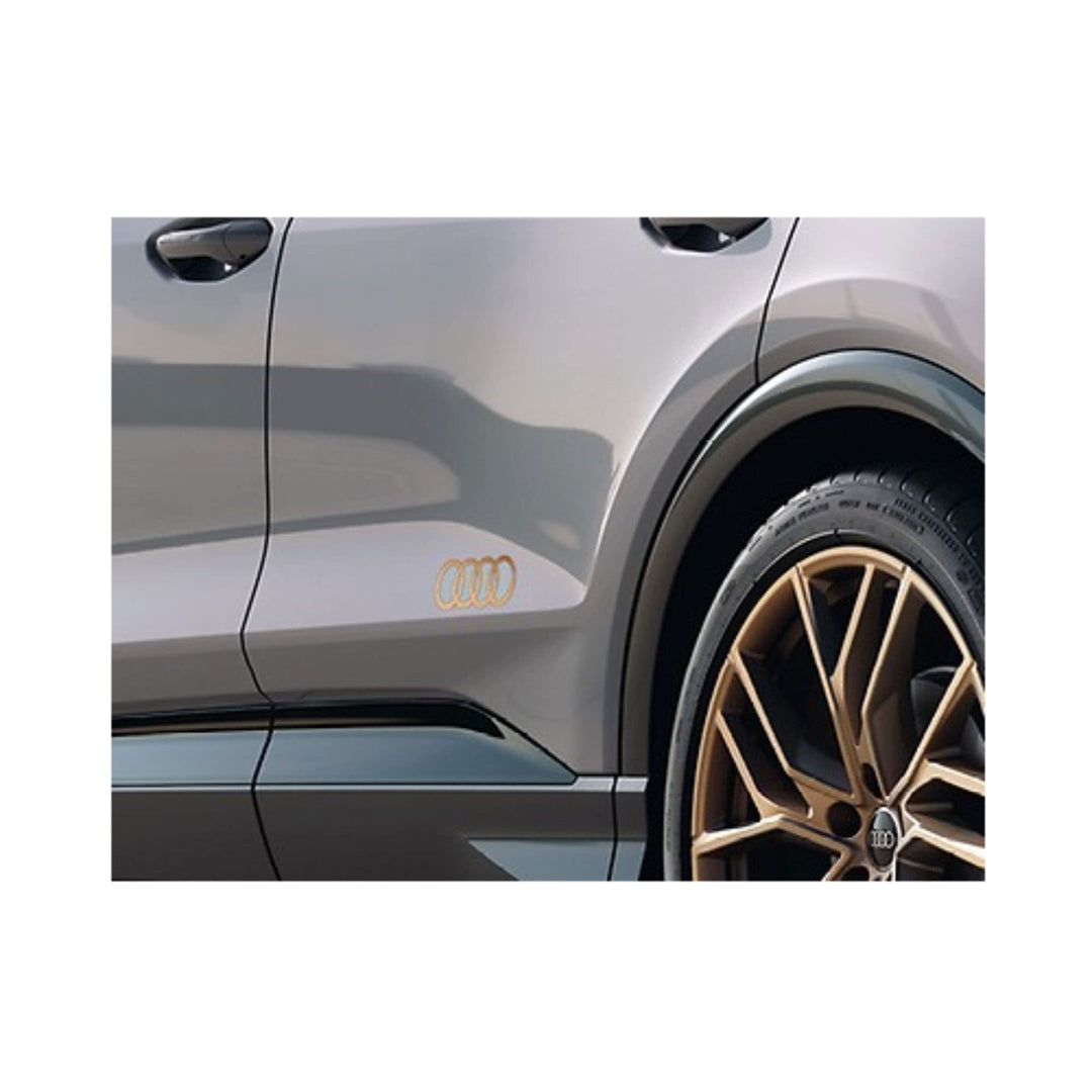 Audi 89A06431750C Dekorfolien Ringe Logo Emblem Schriftzug Folie, bronze matt