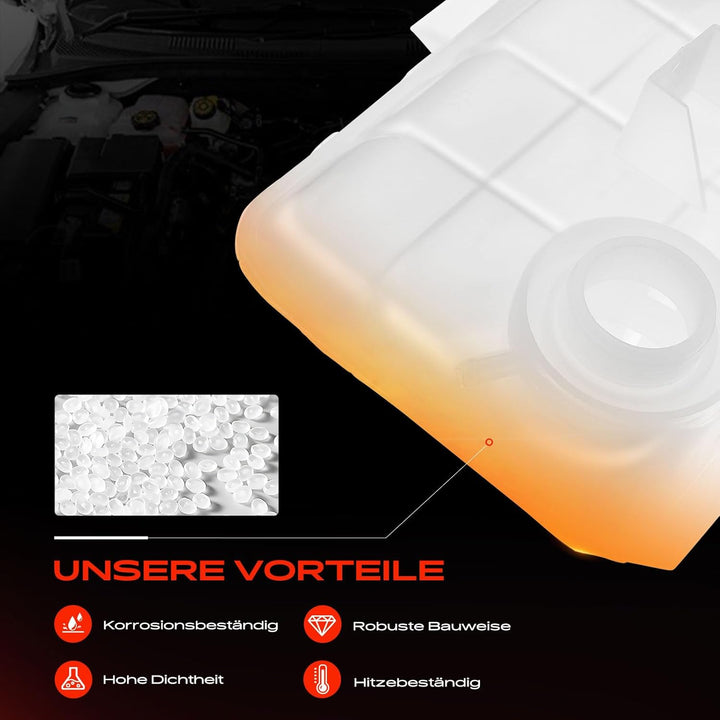 Frankberg Ausgleichsbehälter Kühlmittelbehälter Kühlwasser Kompatibel mit M-Klasse W163 230 270 320