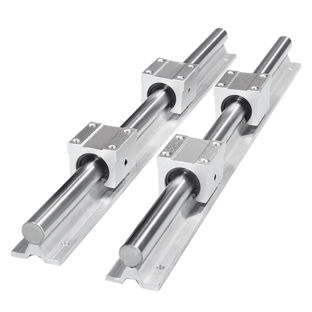 CNCMANS SBR16-300/600/1000mm Linearschienen 6 Linearführungsschienen mit 12SBR16UU-Lagerblöcken + RM