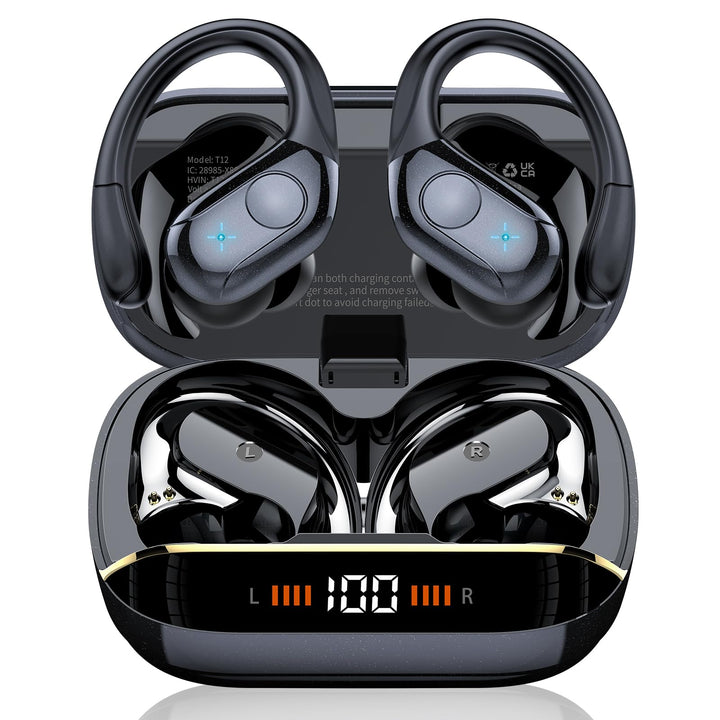 Bluetooth Kopfhörer Sport, 75H In Ear Kopfhörer Kabellos Bluetooth Ohrhörer | HiFi Stereo, 4 HD ENC