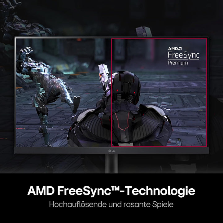 LG Gaming Monitor 24GN60R-B 23.8 ". IPS. FHD. 1920 x 1080. 16:9. 1 ms. 300 cd/m². Black. 144 Hz. HDM