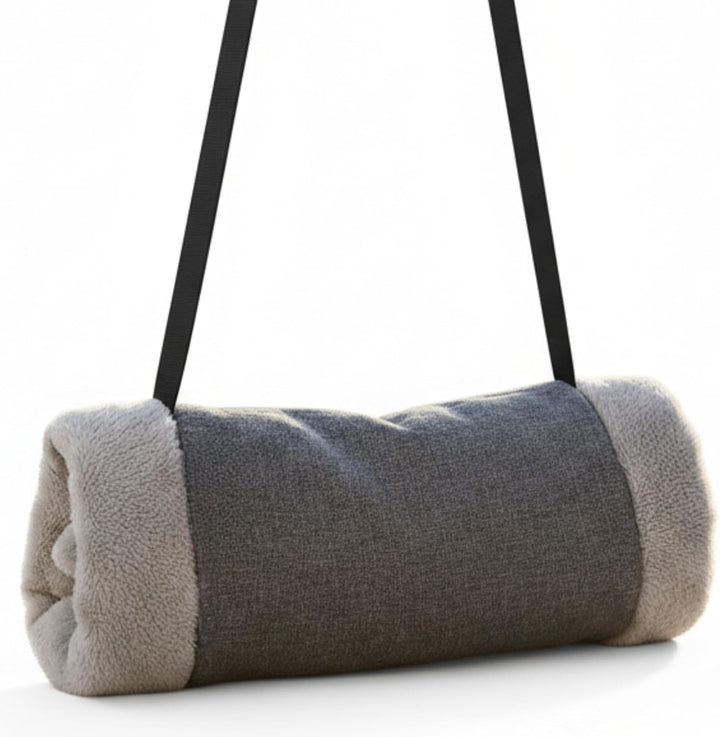 SENIORI Handmuff - Wärme und Komfort für ROLLSTUHLFAHRER mit Weichem Fleece und Breitem Halsriemen (