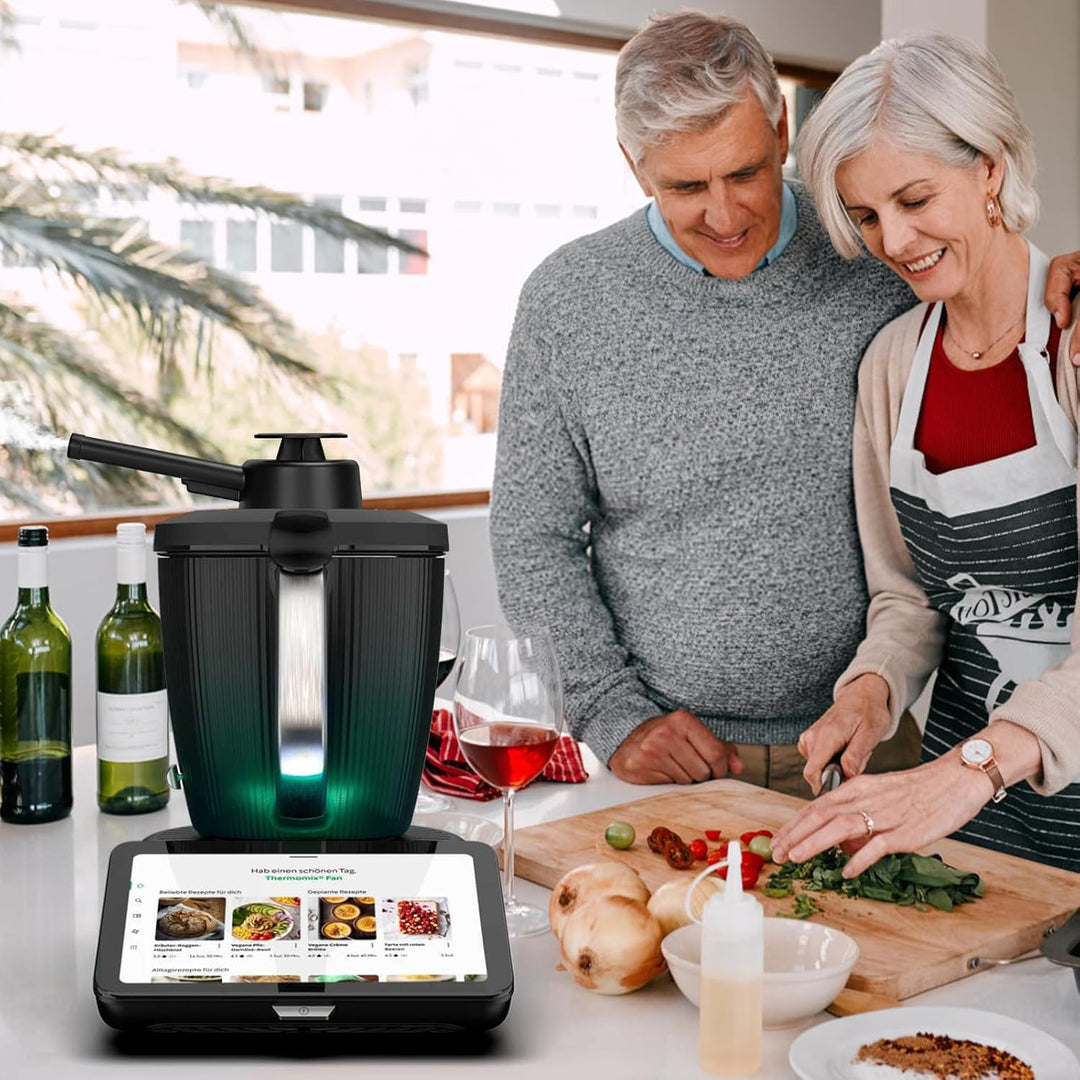SelfTek Dampfumleiter für Thermomix TM7 - Dampfumleitung Zubehör mit Geschütztem Überlaufschutz, Dam