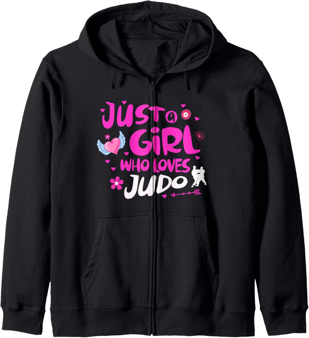Just a Girl Who Loves Judo Kapuzenjacke