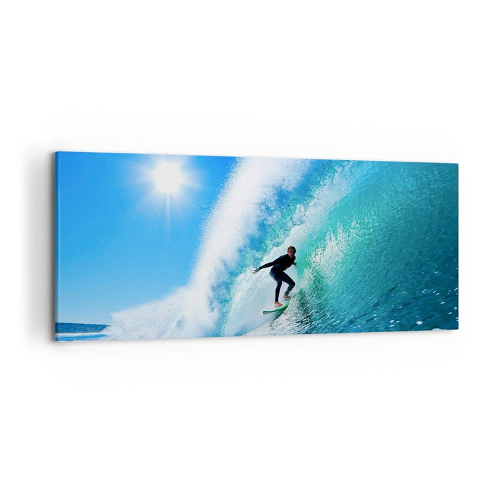 Wandbilder Dekoration Wohnzimmer Windsurfing strand ozean spass Panorama Bilder auf Leinwand 120x50c
