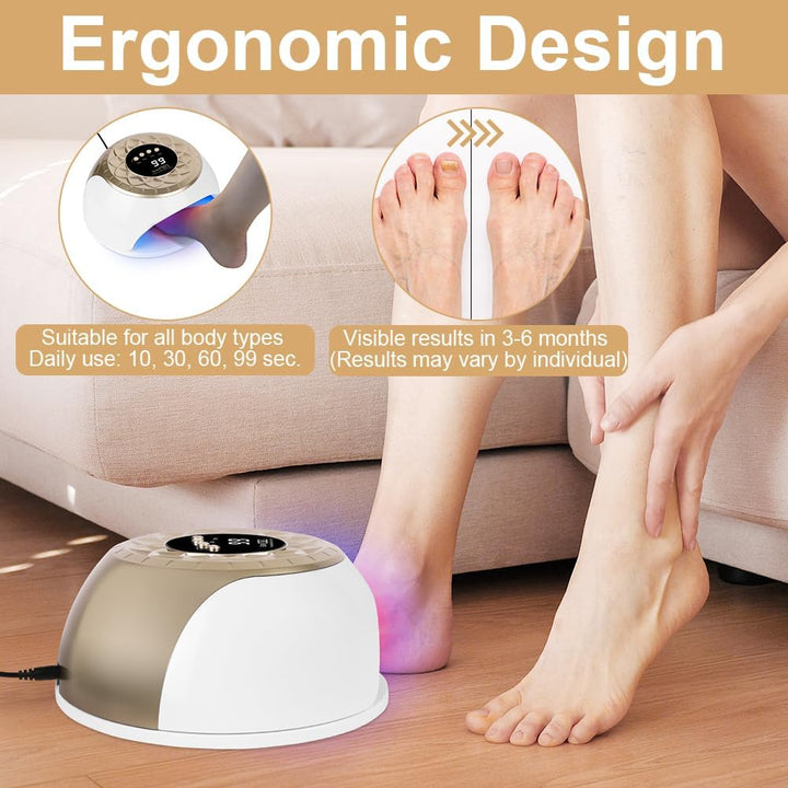 AOOWU Nagelpilz Laser Gerät, Nagelpilz-Laser, Gerät zur Reinigung und Pflege der Nägel für Zehennage