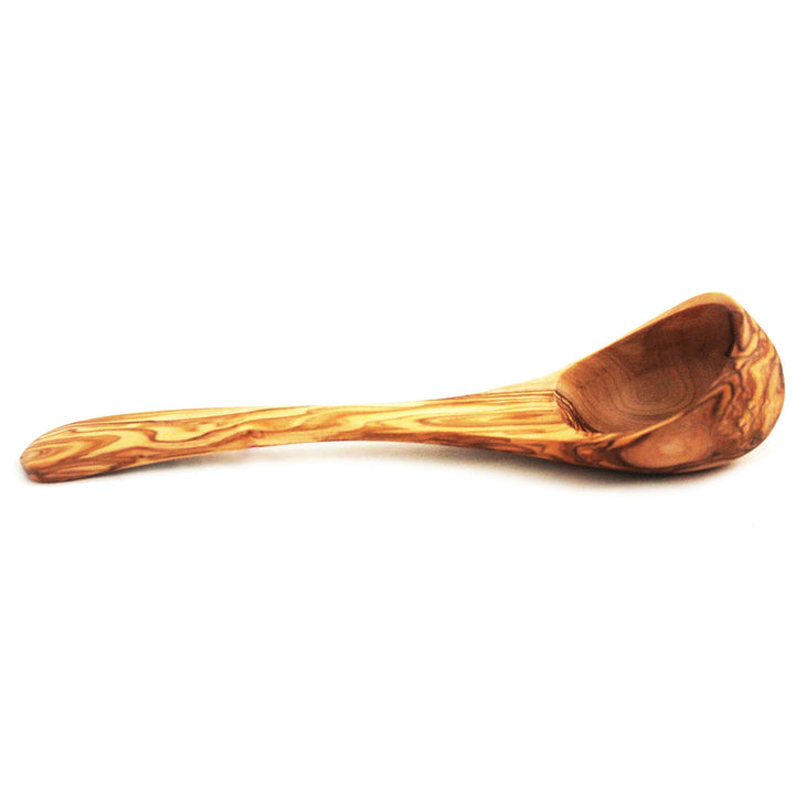 NATUREHOME Olivenholz Schöpflöffel Holzkelle Saunakelle 25 cm, 25 cm