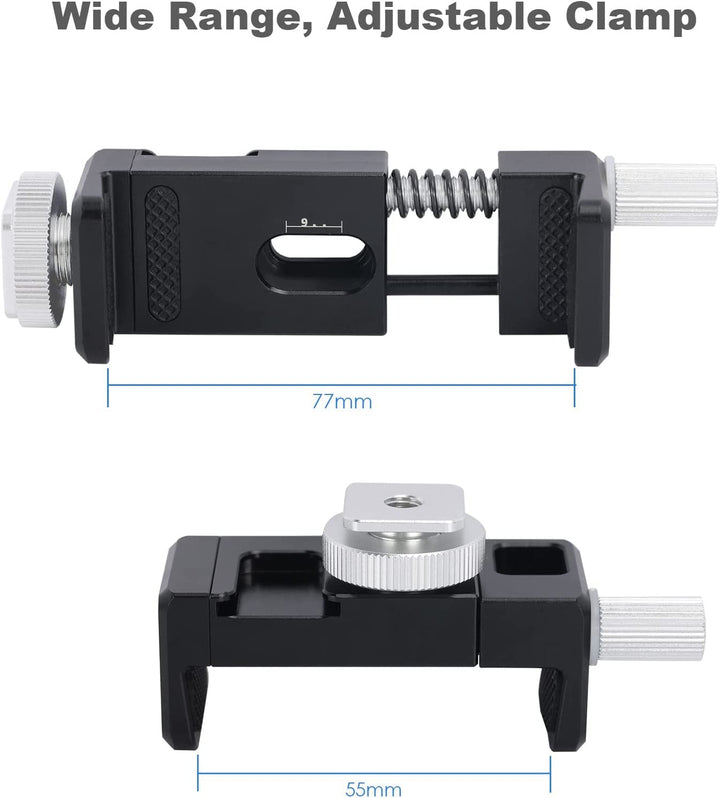 NICEYRIG T5/T7 SSD-Halter, verstellbare Öffnung, 57 mm-77 mm, SSD-Halterung, anwendbar für BMPCC 4K