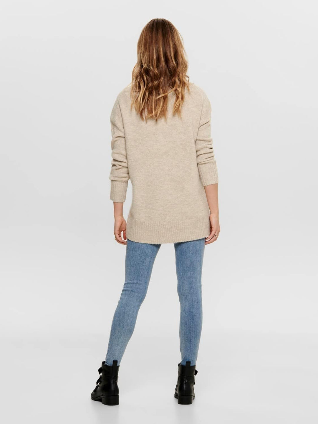 ONLY Female Strickpullover Detailreicher Strickpullover XS Nomad/Detail:w. Melange, XS Nomad/Detail: