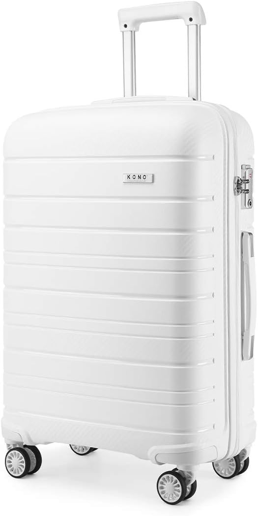 KONO Carry-ons Luggage Kleiner Koffer Handgepäck 55x40x20 Leicht Kabinentrolley Handgepäckkoffer Har
