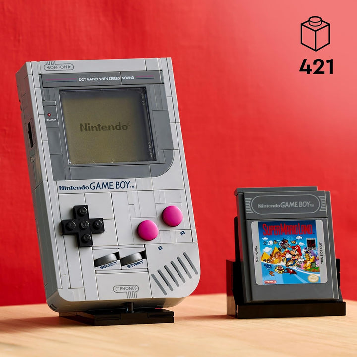 LEGO Super Mario Game Boy - Spielzeug für Erwachsene - Nintendo Deko mit 2 Modulen inkl. Zelda & ein