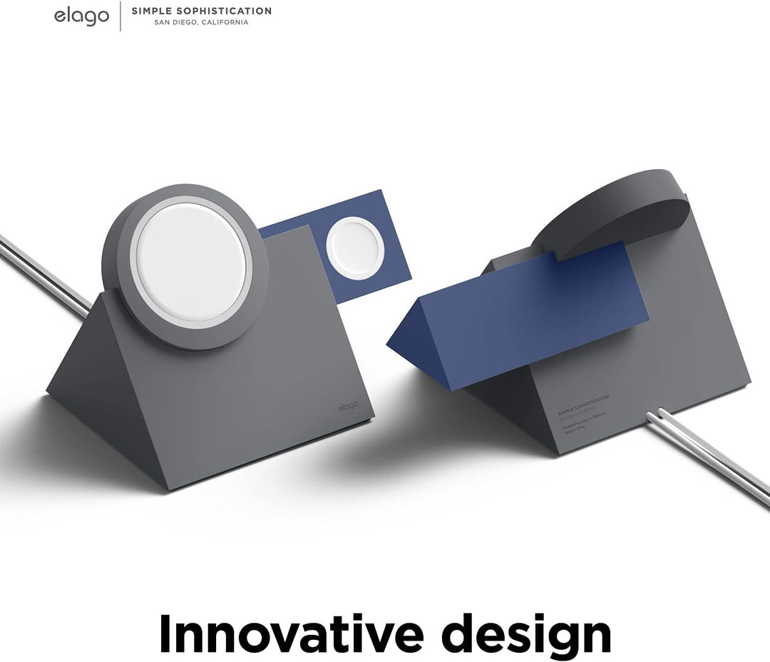 elago MS5 Duo Ladestation Kompatibel mit MagSafe Ladegerät,Kompatibel mit iPhone 15, 14, 13, 12 Seri