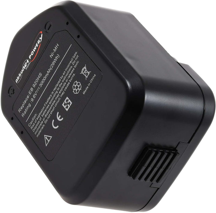 Akku für Hitachi Bohrschrauber D10DG/K-S 3000mAh NiMH, 9,6V, NiMH