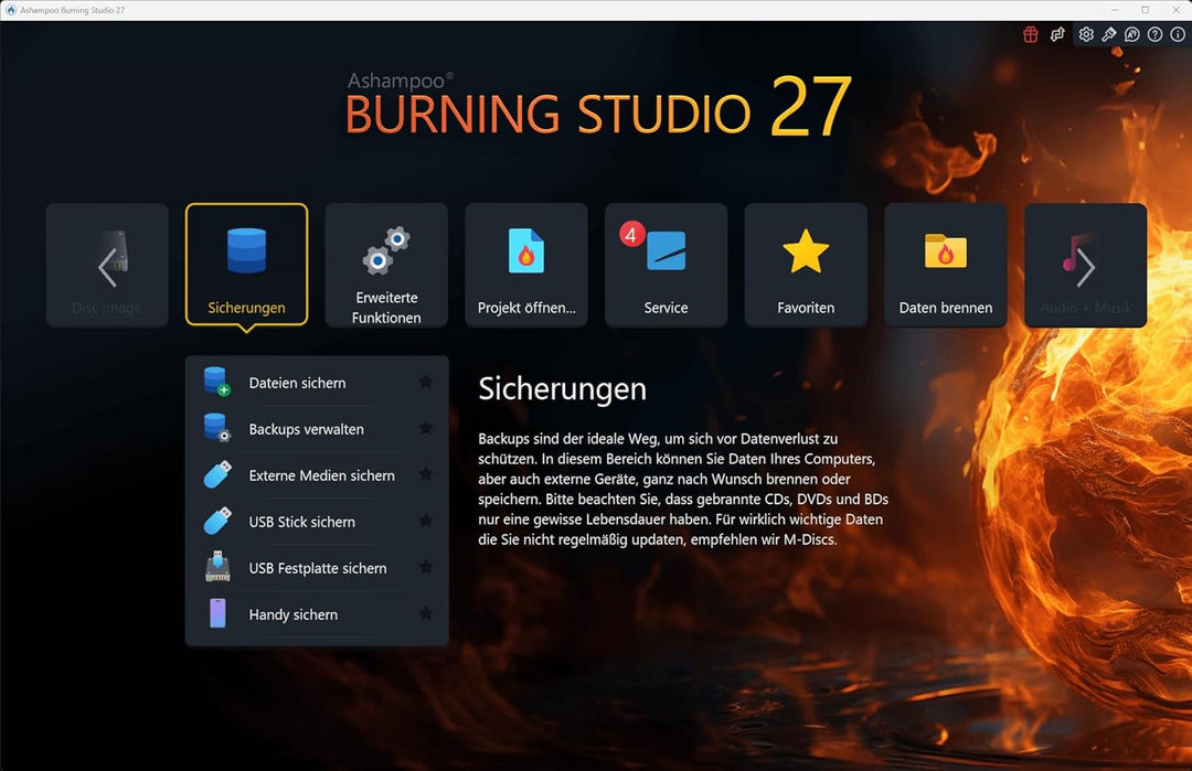 Burning Studio 25 - Brennen, Kopieren, Sicher, Rippen - der Multimedie Alleskönner für Windows 11, 1