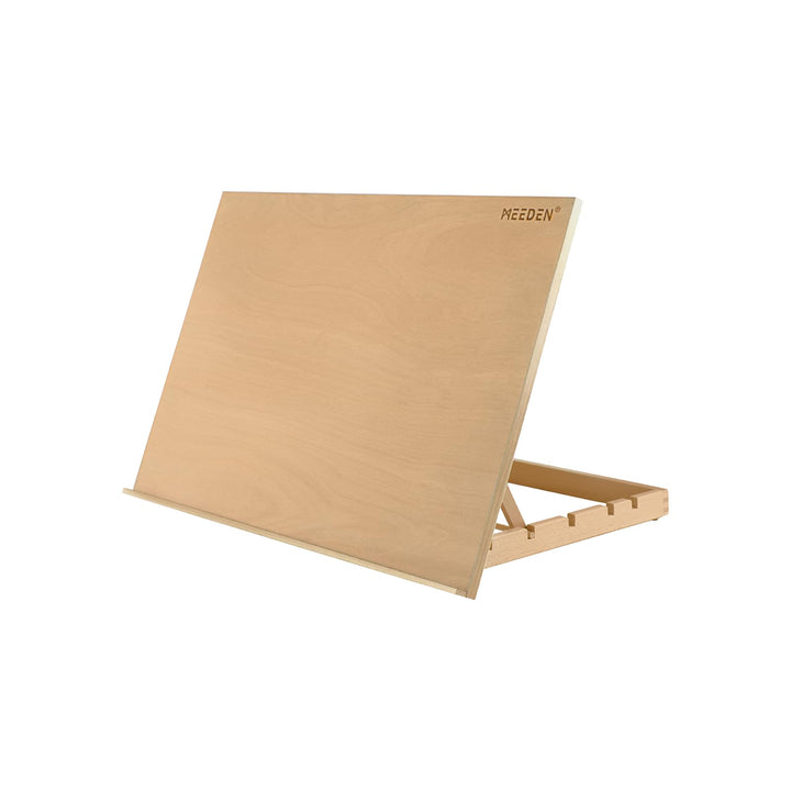 MEEDEN Extra grosse Schreibtischstaffelei: 50,8 x 76,2 cm, tragbar, Buchenholz, Standstaffelei – 5 P