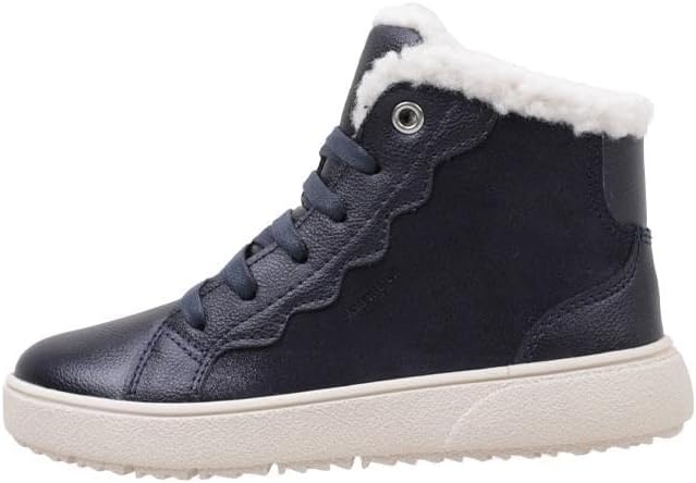 Geox Mädchen J Theleven Girl ABX Sneaker 24 EU Dk Navy, 24 EU Dk Navy