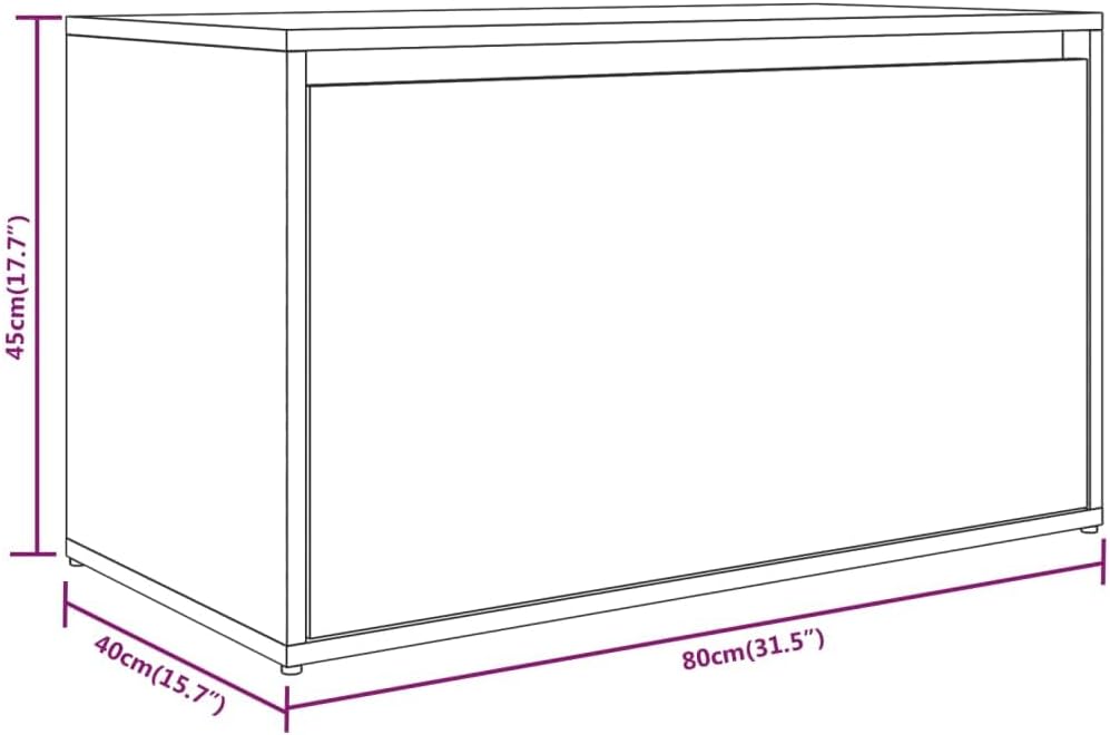 ZQQLVOO Couch hocker Badhocker mit Stauraum Bettbank Hocker mit Stauraum Flur Möbel Flurbank 80x40x4