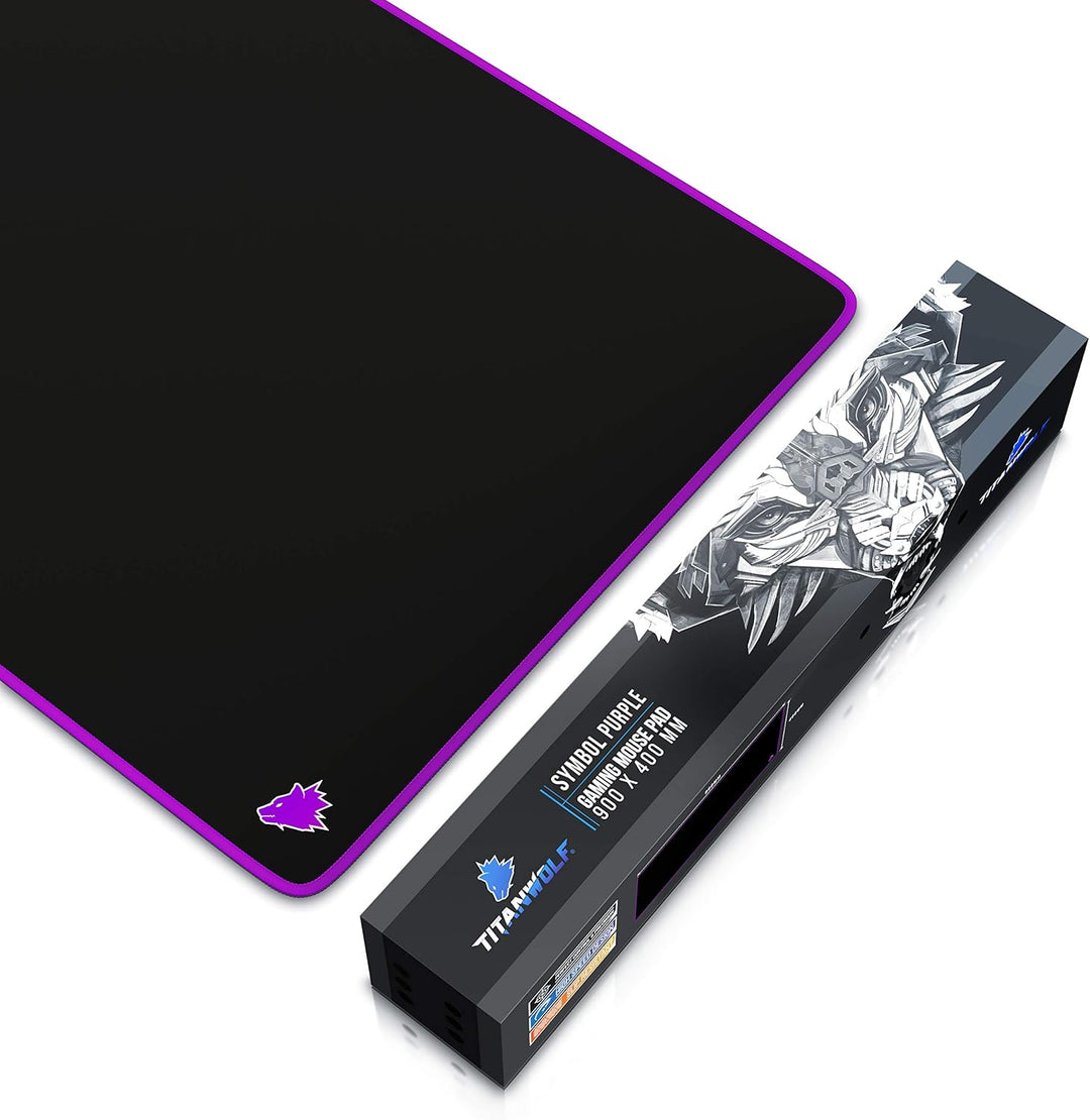 CSL-Computer TITANWOLF - XXL Speed Gaming Mauspad Titanwolf 900 x 400mm - XXL Mousepad - Tischunterl