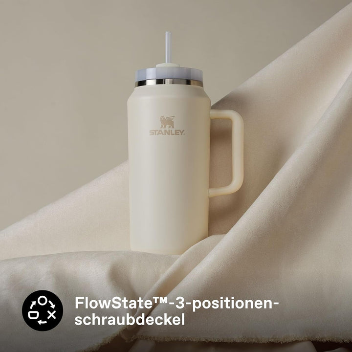Stanley 1913 Quencher H2.0 Flowstate Trinkflasche Mit Strohhalm - Thermobecher Kühlt 11 Stunden - 48