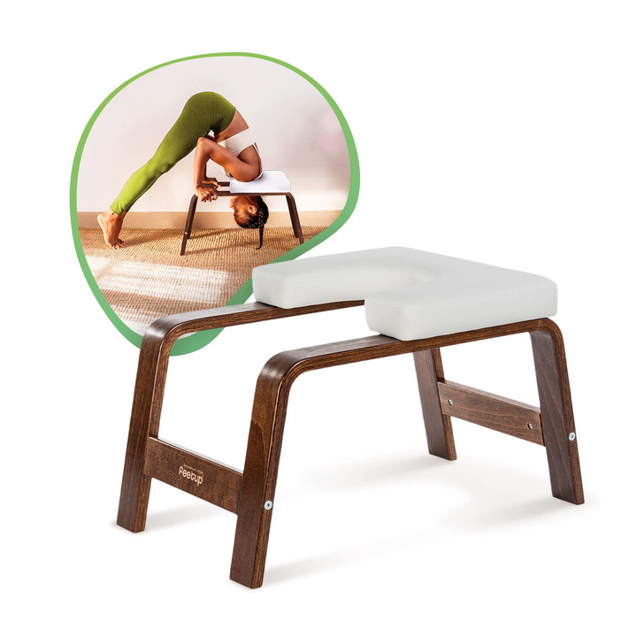 FeetUp Trainer The Original - Yoga kopfstandhocker, Yoga Inversion Bank, Simply and Safely Reverse.