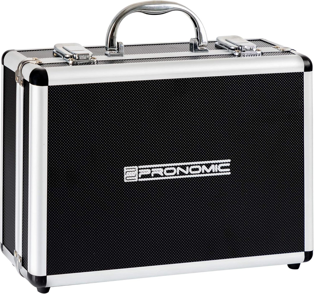 Pronomic SCM-1 Kleinmembran Mikrofon Stereo Set - Hochwertiger Koffer mit 2x Mikrofon, 1 x T-Bar Ste