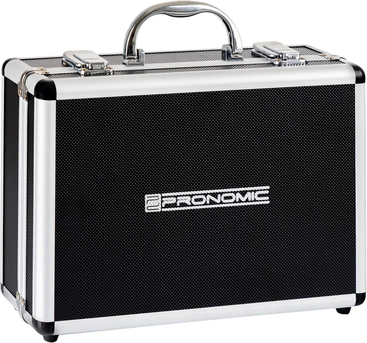 Pronomic SCM-1 Kleinmembran Mikrofon Stereo Set - Hochwertiger Koffer mit 2x Mikrofon, 1 x T-Bar Ste