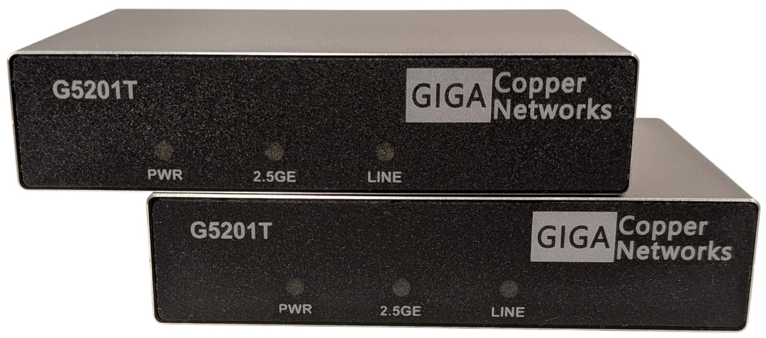 GIGA Copper - G.hn Wave2 MIMO Modem Set mit 2,5GBit LAN - Gigabit Ethernet über Telefonkabel (2- & 4