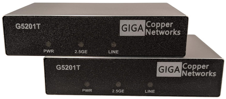 GIGA Copper - G.hn Wave2 MIMO Modem Set mit 2,5GBit LAN - Gigabit Ethernet über Telefonkabel (2- & 4