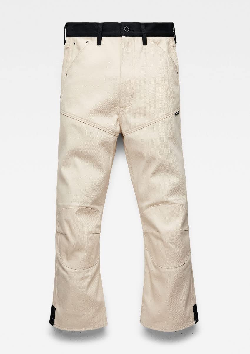 G-STAR RAW Damen 5620 3D Cropped Bootcut Pm Jeans 32W / 30L Beige (Ecru D21066-c525-159), 32W / 30L
