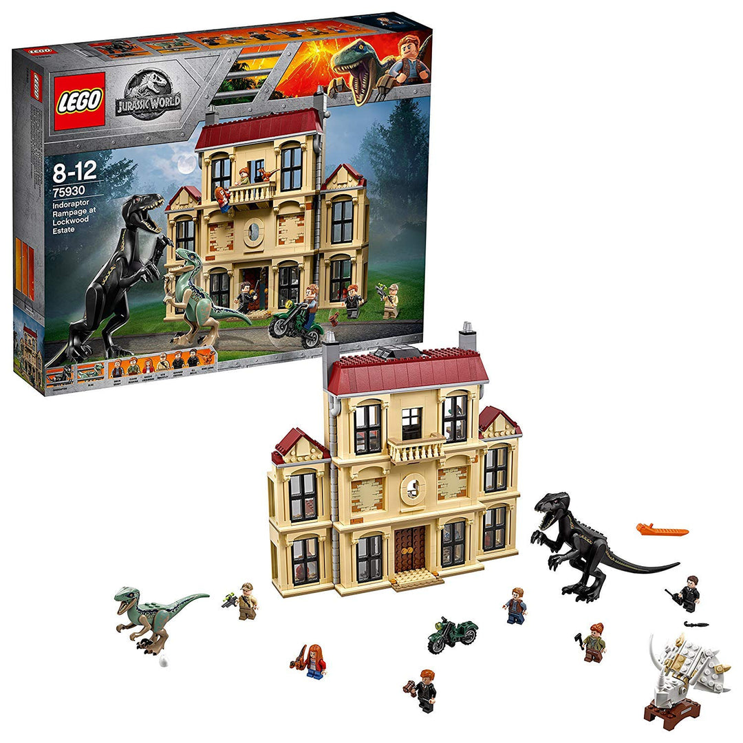 LEGO 75930 Jurassic World Indoraptor-Verwüstung des Lockwood Anwesens Single, Single