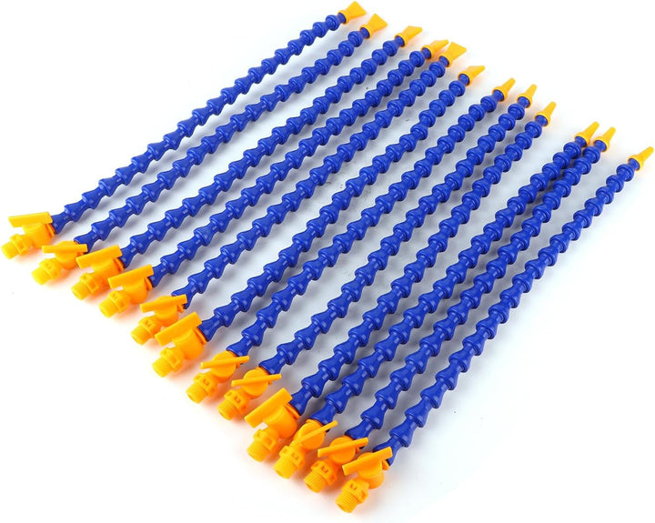 Kühlmittelschlauch 12 Stück Universal-Sprühöl-Wasserschlauch 1/4 "PT Flach- / Rundschlauch für CNC-D