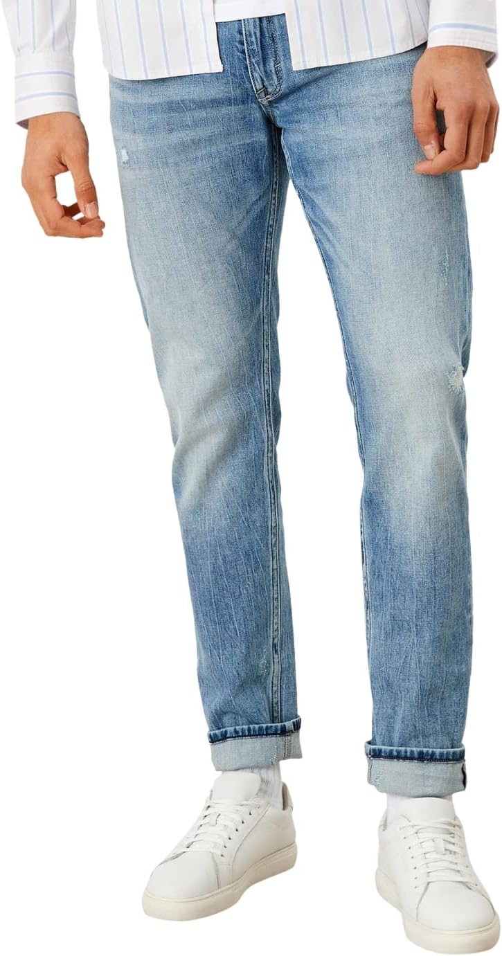 s.Oliver Herren Pants 36W / 32L Light Blue Stretch, 36W / 32L Light Blue Stretch