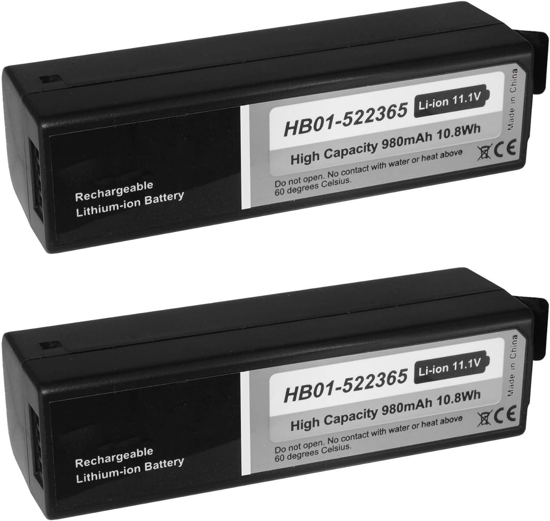2X Akku kompatibel zu HB01-522365 für DJI Osmo (Pro, Raw, Plus, Mobile) / Zenmuse X3, X5(R) [Li-Ion