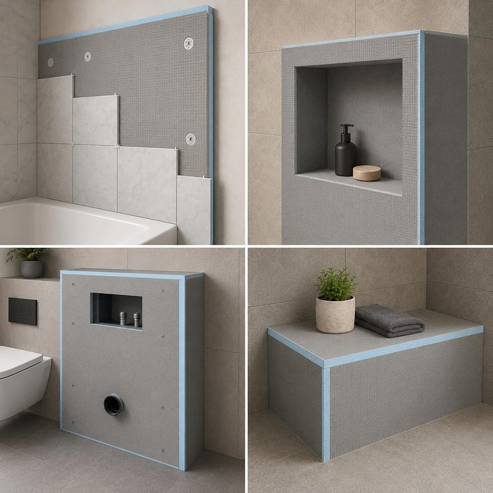 Bauplatte I Hartschaumplatte 3,15m² I Hartschaumplatte 10mm Dicke I hochwertige Dämmplatten für Inne