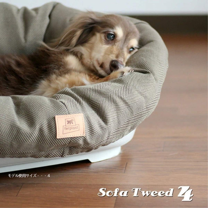 Ferplast Hundekissen, Hundebett und Katzenbett SOFA 'CUSHION 4 Kissen für Haustiere, gepolsterter Be