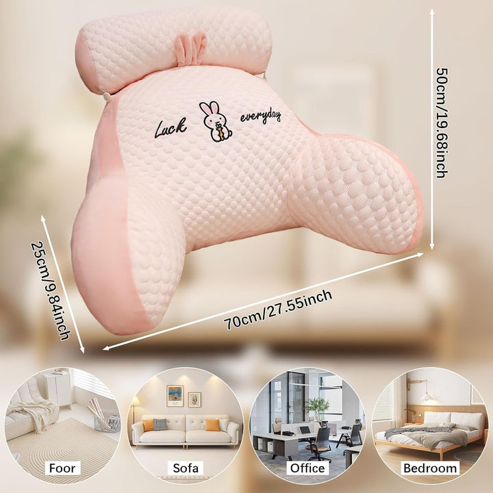 Lesekissen Bettauflage Kissen, 70x50cm Super Gross Erwachsenen Rückenkissen Zum Lesen mit Abnehmbare