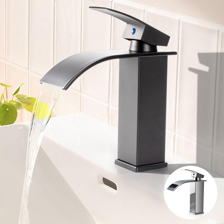 Wasserhahn Bad Waschtischarmatur Wasserfall Wasserhahn Bad Wasserfall Waschtischarmatur Einhandmisch