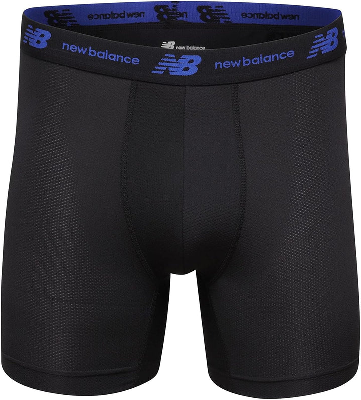 New Balance Herren No Fly Mesh-Jersey-Boxershorts, Atmungsaktiv, Leicht, Feuchtigkeitsableitend, 3 S