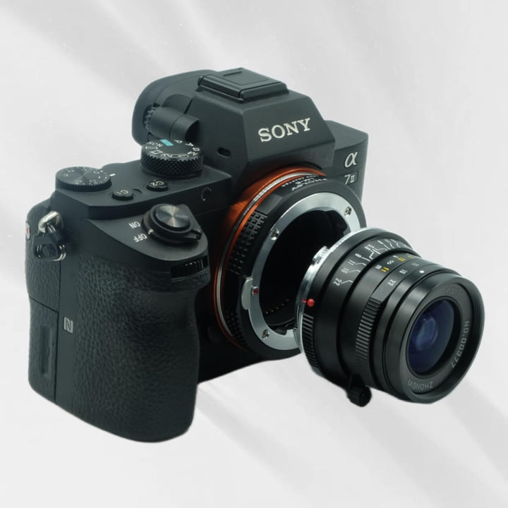 PHOLSY Leica M auf Sony E Objektivadapter Kompatibel mit Leica M LM, Zeiss ZM, Voigtlander VM und So
