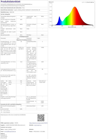 Lucande Bilderleuchte LED mit Schalter, Spiegelleuchte 69 cm, Wandlampe messing, Wandleuchte warmwei