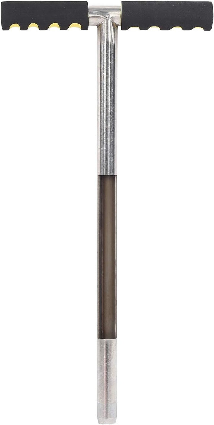 Wakects Soil Sampler Sonde 51 cm, Edelstahl-Bodenprobe, T-Style Griff, Sampler für Bodensonde für Go