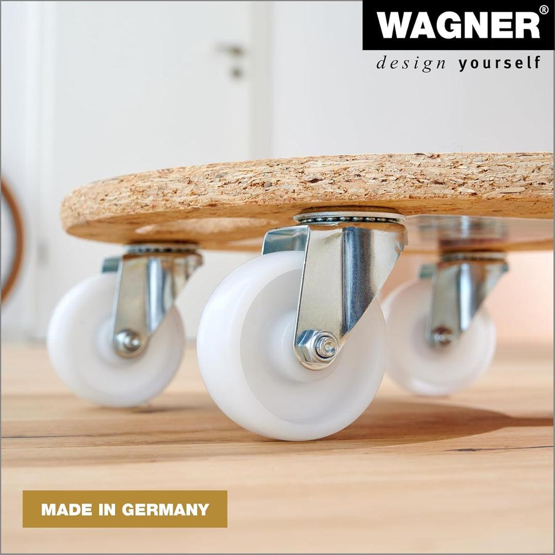 WAGNER Transporthilfe MM 1171 I 38 cm - ideal für Geräte & schwer beladene Kisten I Tragkraft 250 kg